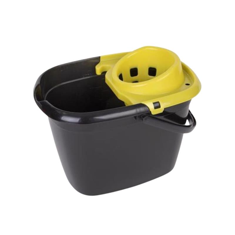 Mop strainer bucket (Yellow, 12L) Enviroclean