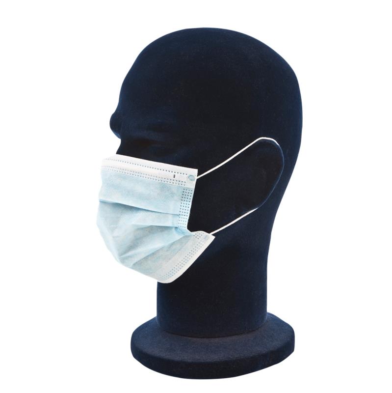 Disposable Surgical Face Masks (Blue, 50, Fluid Resistant Type IIR